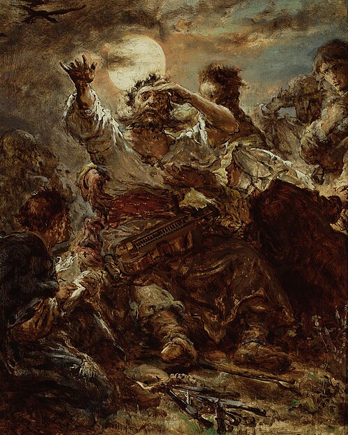 Sketch for the painting “Wernyhora”, 1875, Jan Matejko