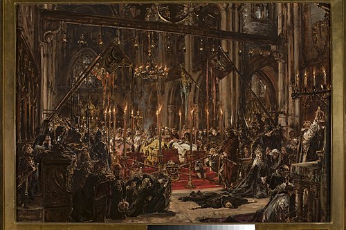 Defeat at Legnica, from the series “History of Civilization in Poland”, 1888, Jan Matejko