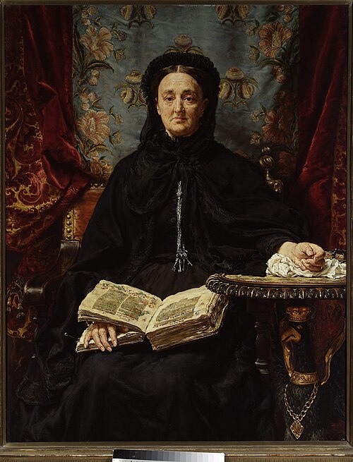Portrait of Katarzyna Potocka née Branicka (1825–1907), wife of Adam, 1890, Jan Matejko
