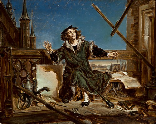 Nicolaus Copernicus. Sketch to the Painting "Astronomer Copernicus, or Conversation with God", 1871, Jan Matejko