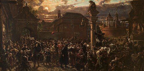 Students Leaving Krakow in 1549, 1892, Jan Matejko