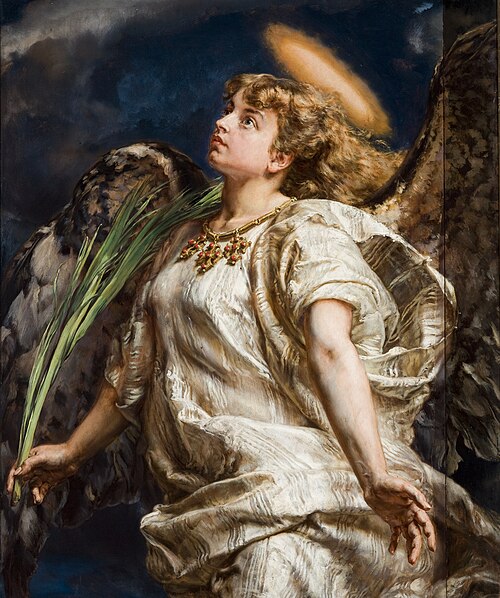 Pieśń – Studium do obrazu „Joanna d’Arc”, 1886, Jan Matejko