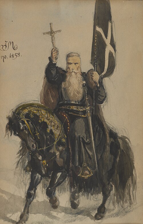Peter of Amiens – Crusader, 1858, Jan Matejko