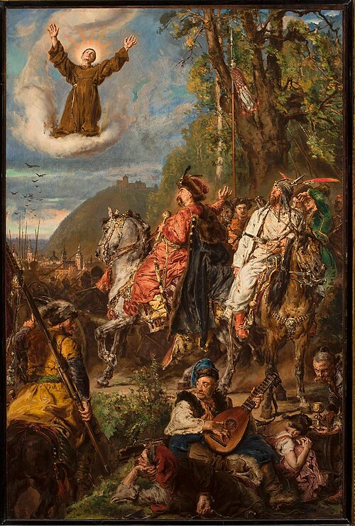 Bohdan Khmelnitski avec Tugay Bey près de Lvov., 1885, Jan Matejko