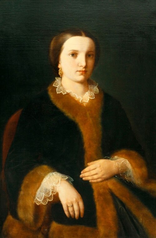 Portret Joanny Serafińskiej, 1856, Jan Matejko