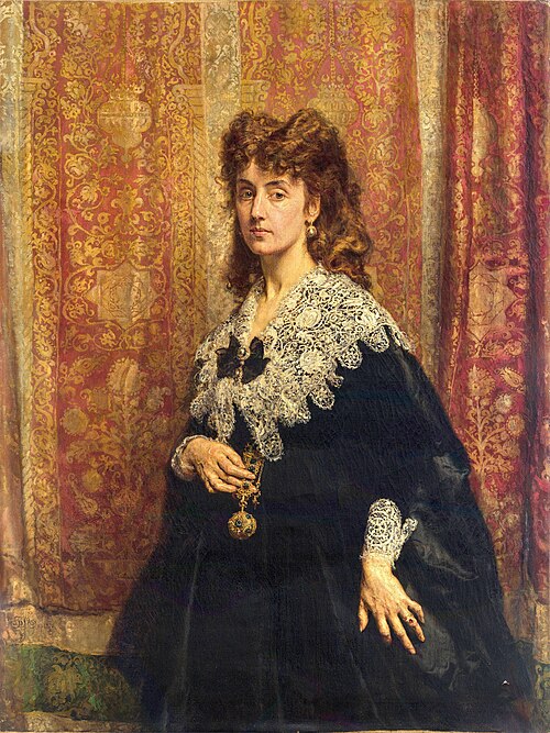 Portrait of Maria Pusłowska (1845-1926), 1871, Jan Matejko
