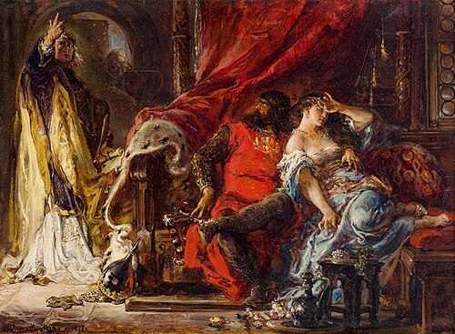 Святой Станислав обличает Болеслава Смелого, 1877, Jan Matejko
