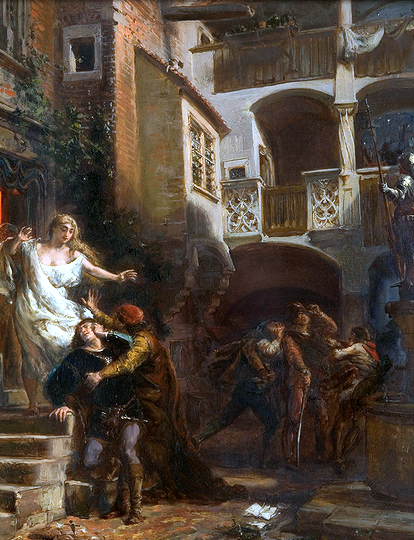 Ночные приключения Яна Ольбрахта и Каллимаха, 1881, Jan Matejko