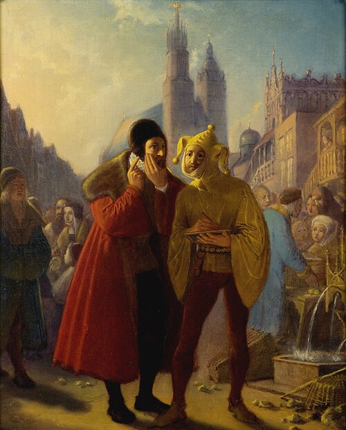 Stańczyk Faking a Toothache, 1856, Jan Matejko