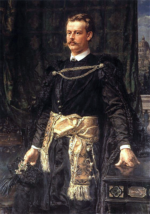 Porträt des Artur Władysław Potocki (1850-1890), 1890, Jan Matejko
