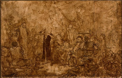 The Babin Republic, sketch, 1870, Jan Matejko