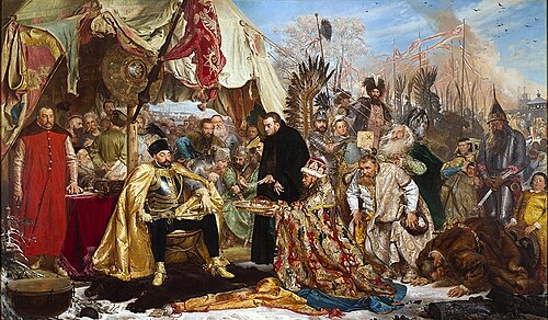 Étienne Báthory à Pskov, 1872, Jan Matejko
