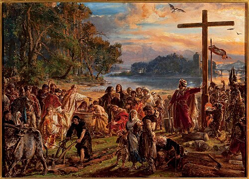 Christianisation de la Pologne A.D. 966., 1889, Jan Matejko