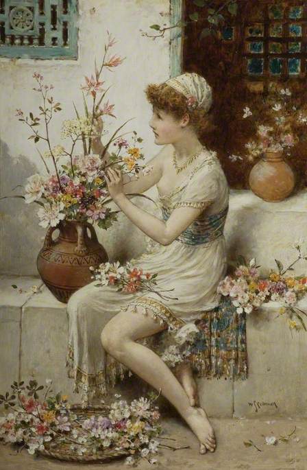 The Flower Girl, 1875, William Stephen Coleman