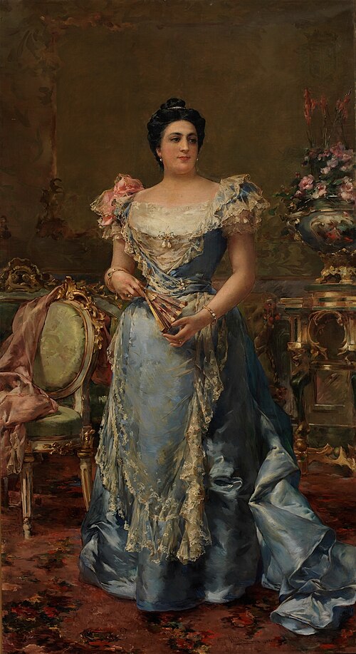 Faustina Peñalver y Fauste marquesa de Amboage, 1899, Manuel Domínguez Sánchez