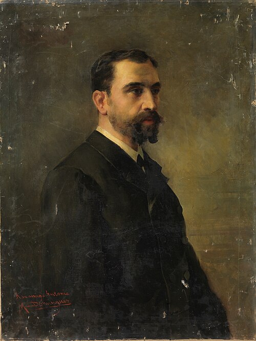 Portrait d'Antonio del Val, 1875, Manuel Domínguez Sánchez