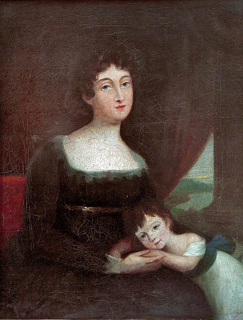 Mrs Jane Roscoe (1757–1824), and Her Son, William Stanley Roscoe (1782–1843), 1784, John Williamson