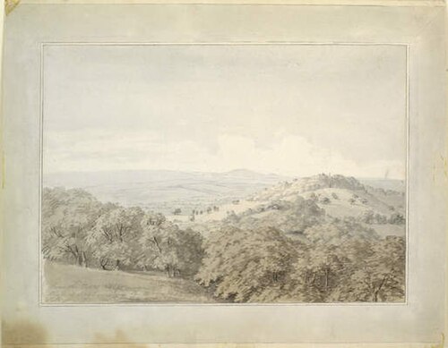 The Park at Hagley, Worcestershire, 1788, Harriet Cradock