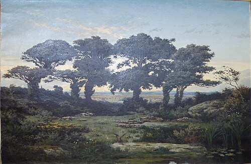 Les Chênes de Kertregonnec, 1870, Alexandre Ségé
