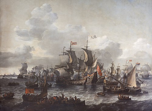 The battle of the Zuider Zee, 1573, 1663, Jan Theunisz. Blanckerhoff