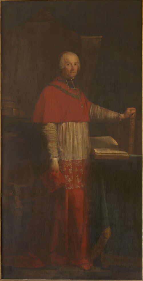 Portrait du cardinal Joannes-Henricus de Franckenberg, archevêque de Malines, 1801, Guillaume Herreyns
