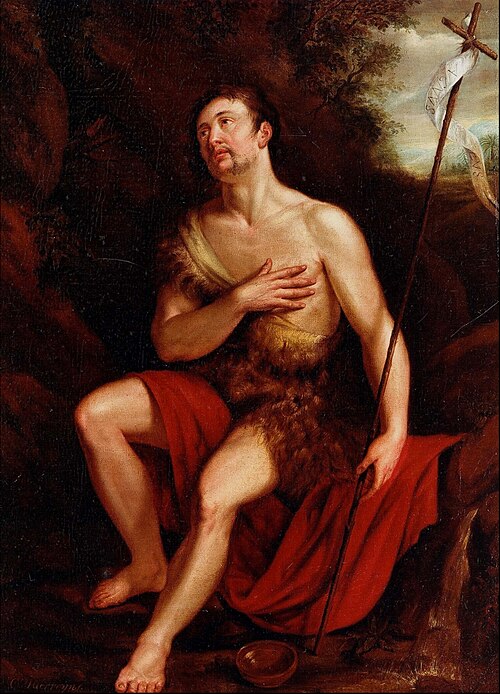 St. John the Baptist in the desert, 1813, Guillaume Herreyns