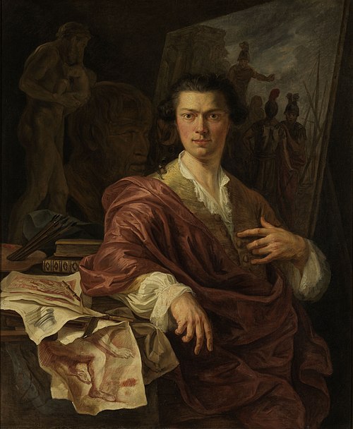 The Painter Andries Lens, 1775, Guillaume Herreyns