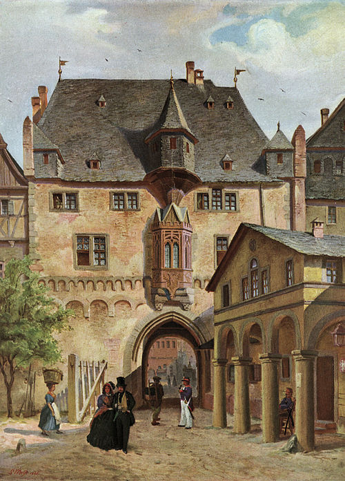 Das Fahrtor vor 1840, , Johann Gerhard Malss