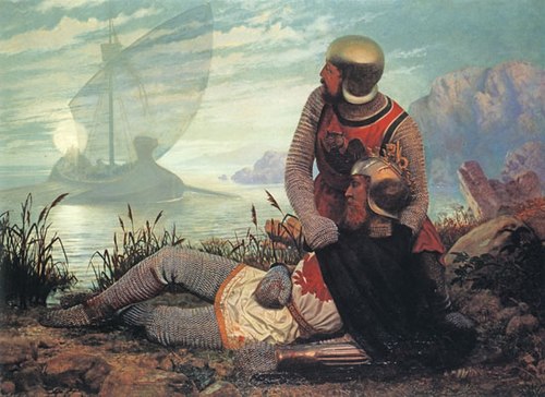 The death of Arthur, 1862, John Mulcaster Carrick