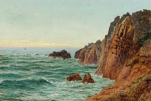 Coastal View, Pleinmont, 1876, John Mulcaster Carrick