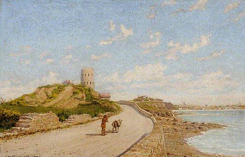 View of First Tower Looking towards St Sampsons, 1878, John Mulcaster Carrick