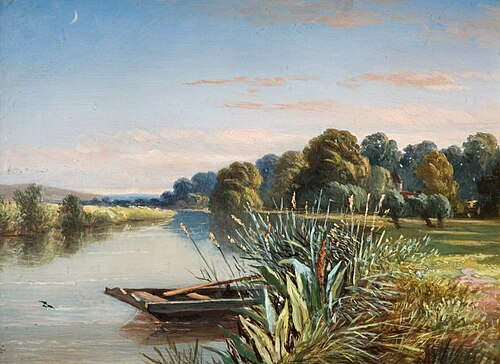 River Scene, 1879, Charles Radclyffe