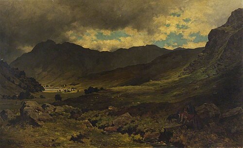 'Ben Ledi Saw the Cross of Fire; It Glanced Like Lightning up Strathyre', 1850, John Blake McDonald
