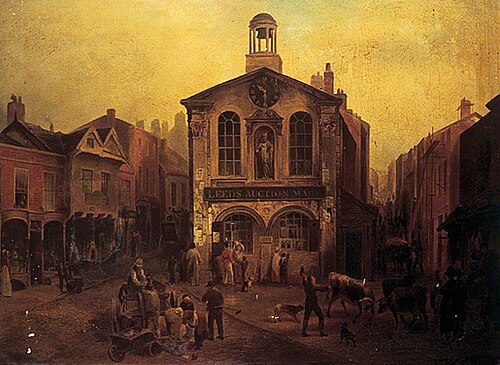Moot Hall, Leeds, 1825, Joseph Rhodes