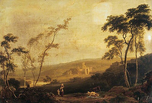 Kirkstall Abbey Ruin, 1800, Joseph Rhodes