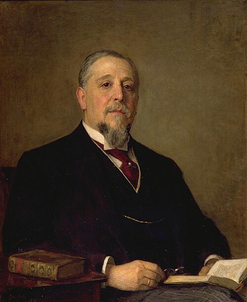 Portret van Johan Gustaaf Wertheim, 1913, Jan Veth