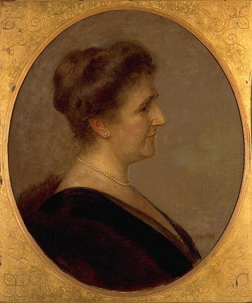 Portret van Adrienne Rosa Wertheim-Enthoven, 1910, Jan Veth