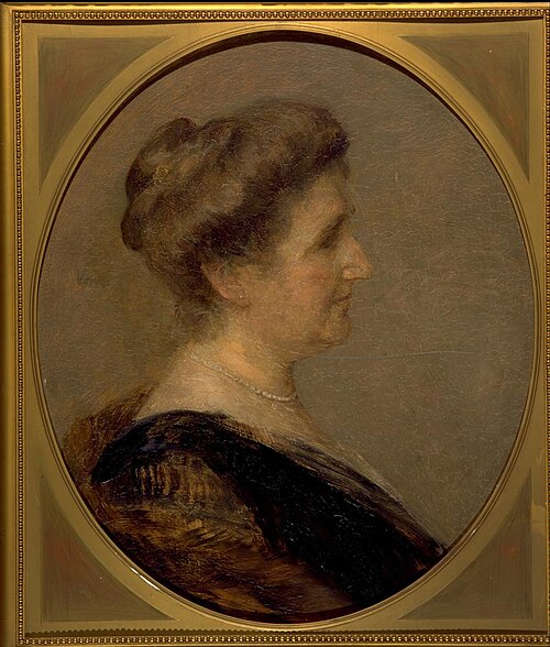 Portret van Adrienne Rosa Wertheim-Enthoven, 1910, Jan Veth
