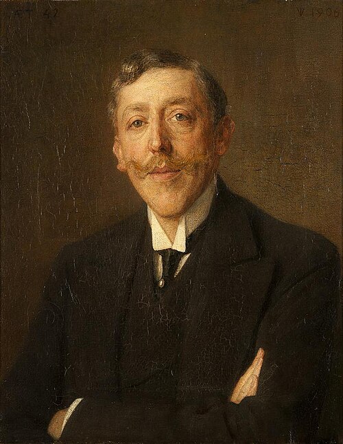 Portrait of Alexander Hendrik Wertheim (1864-1932), 1906, Jan Veth
