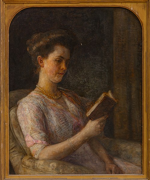 Portret van Mrs. Helena Dorothea Schniewind-Greeff (1880-1971), 1909, Jan Veth