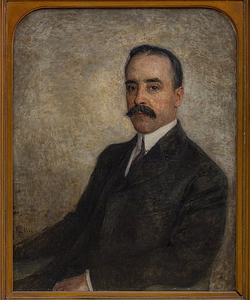 Portret van Mr. Henry E. Schniewind, Jr. (1869-1962), 1909, Jan Veth
