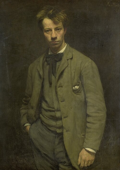 Portrait d'Albert Verwey, 1885, Jan Veth