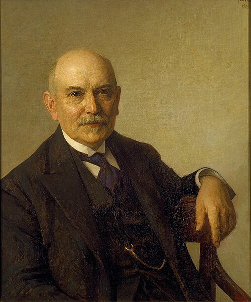 Portrait of Willem Hubert Vliegen (1862-1947), 1923, Jan Veth