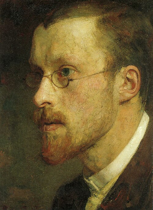 Self-portrait of Jan Pieter Veth (1864-1925), 1887, Jan Veth