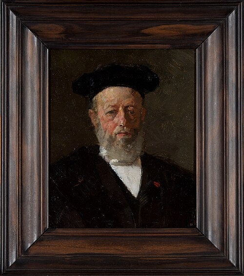 Portrait of Pieter Johannes Veth (1814-1895), 1885, Jan Veth