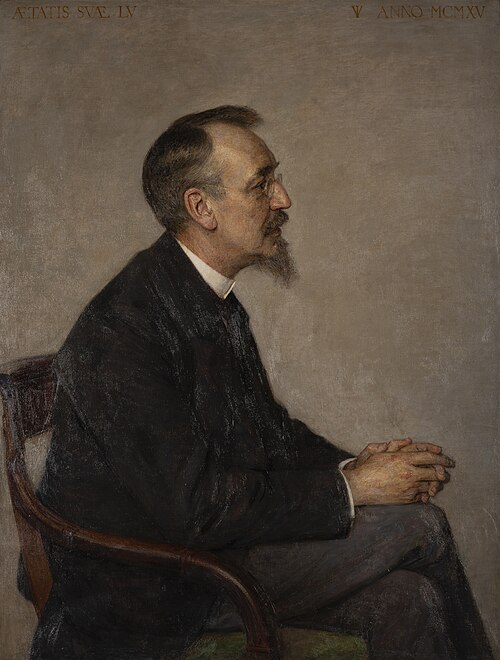 Portrait of Antoon Derkinderen (1859-1925), 1915, Jan Veth