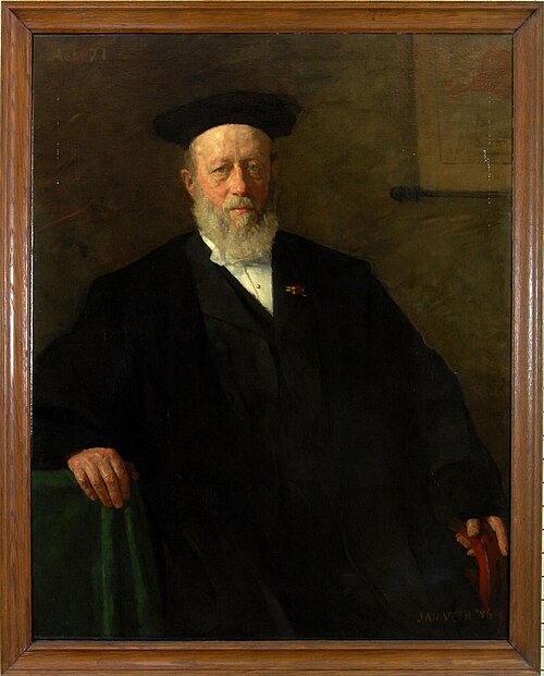 Portret van Prof. Dr. Pieter Johannes Veth, 1886, Jan Veth