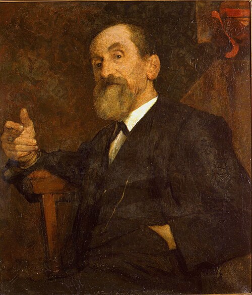 Portrait of Frans Lebret (1820-1909), 1888, Jan Veth