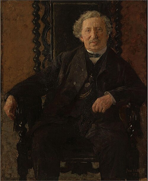 Portrait of Mr. Jan Knottenbelt, 1887, Jan Veth