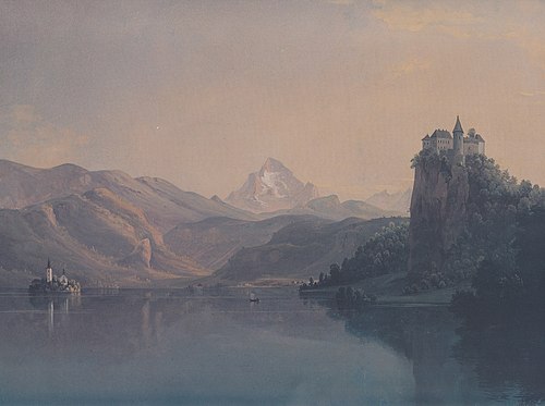 Lake Bled, 1844, Marko Pernhart